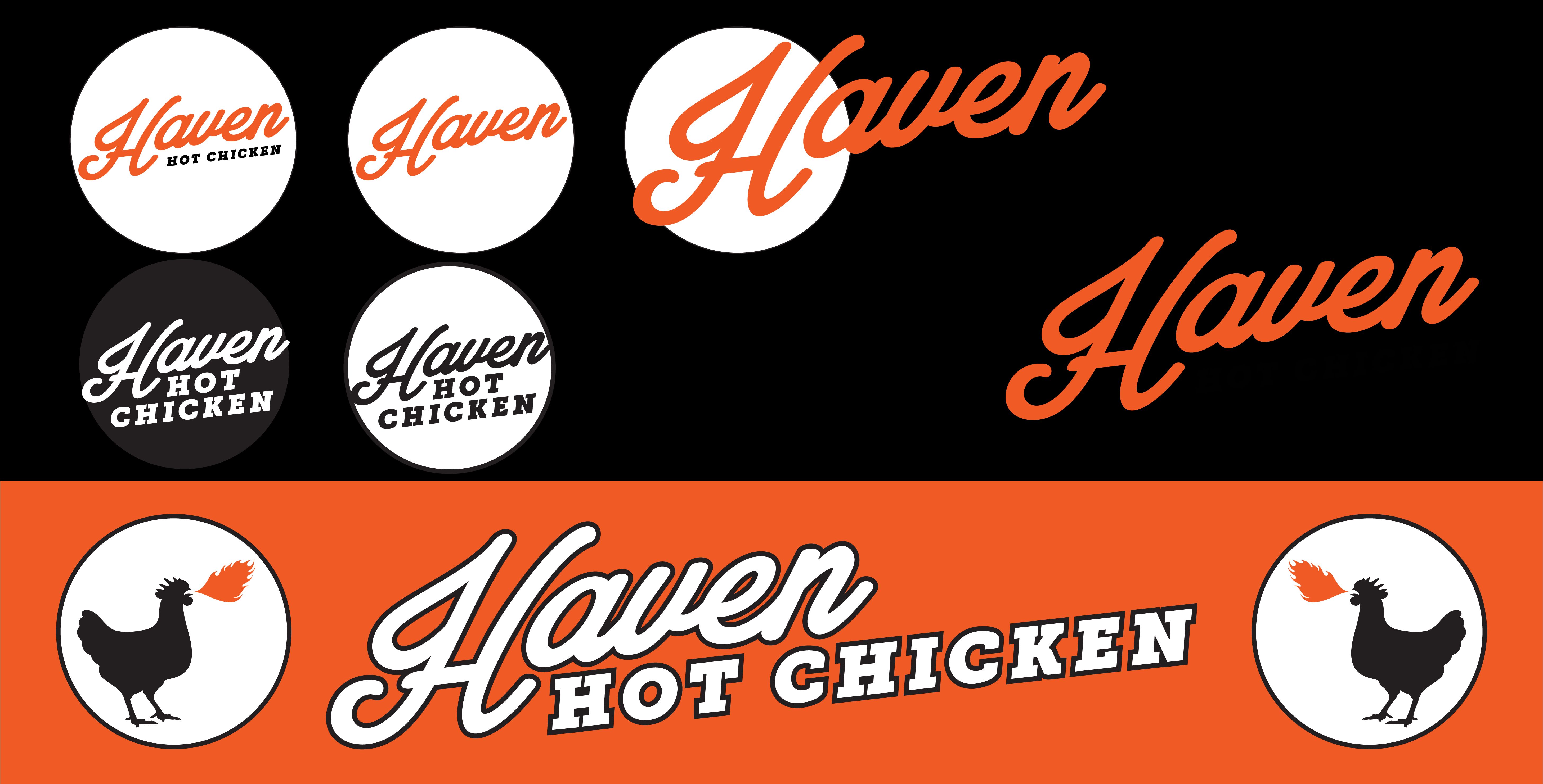 Exterior signage panels in the chosen direction